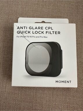 Moment CineClear UV QuickLock Filter for iPhone 15/16 Pro & Pro Max‎